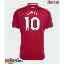 Camiseta Manchester United Matheus Cunha #10 Primera Equipación 2026-27 manga corta